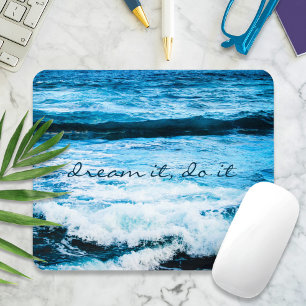 Mousepad Dream It Do It Hawaii Turquoise Blue Waves Photo