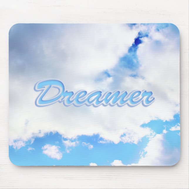 Mousepad Dreamer Puffy White Clouds e Blue Sky (Frente)