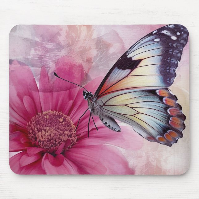 Mousepad Dreamfly na Canvas Floral (Frente)
