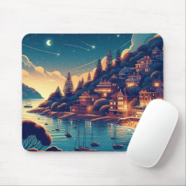 Mousepad Dreamy Coastal Night