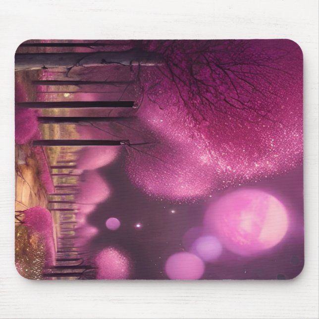 Mousepad Dreamy Pink Nightscape (Frente)