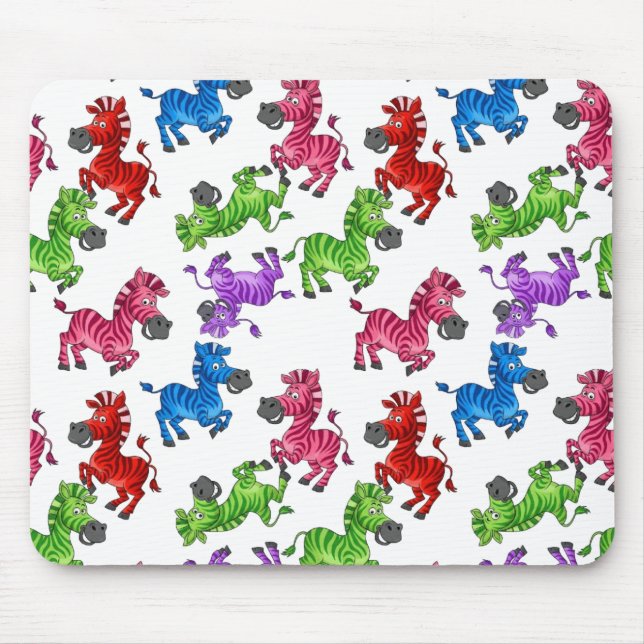 Mousepad Dreamy Zebra World (Frente)
