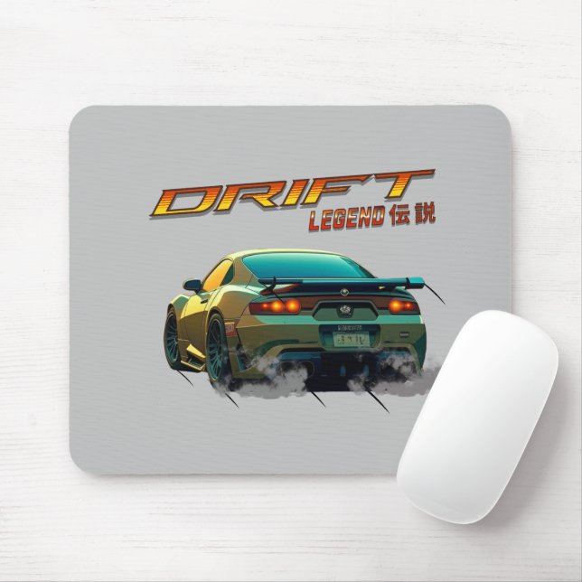 MOUSEPAD DRIFT LEGENDA SUPRA MK4 - ESTILO ANIME (Com mouse)