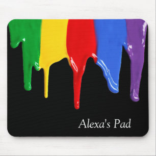 Mousepad Drives de Tintas Arco-Íris