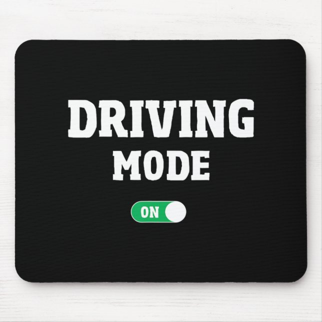 Mousepad Driving School Test - Funny Driver's License Drivi (Frente)