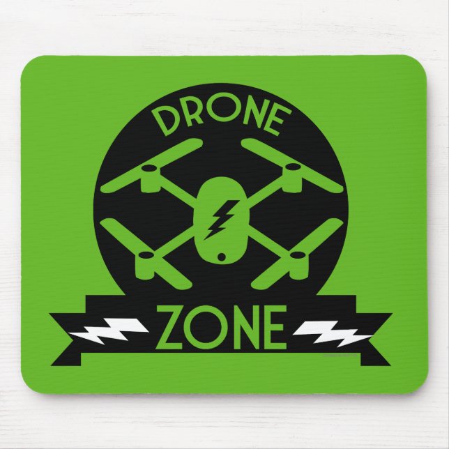 Mousepad Drone Hobbyist | Piloto Drone | Fotografia | Raças (Frente)