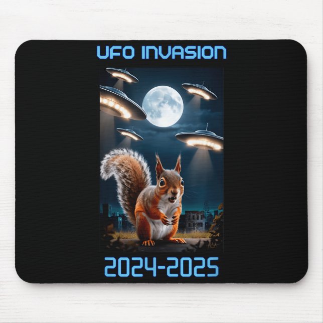Mousepad Drone Ufo Alien Invasion Uap New Jersey  (Frente)