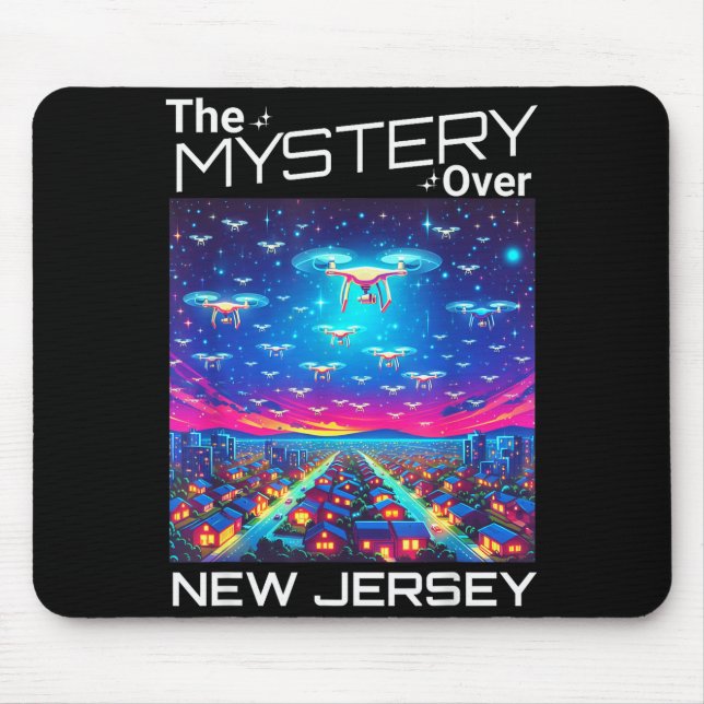 Mousepad Drones New Jersey The Mystery Over New Jersey Funn (Frente)