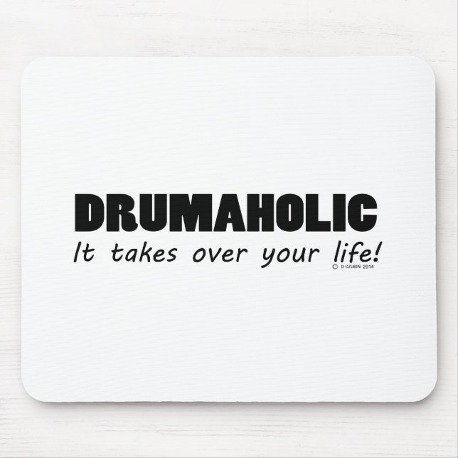 Mousepad Drumaholic Life (Frente)