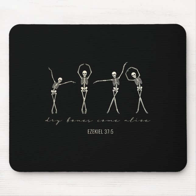 Mousepad Dry Bones Come Alive _ Ezekiel 37_5 Christian Skel (Frente)