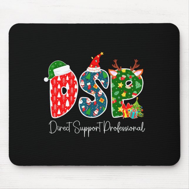 Mousepad Dsp Christmas Direct Suprt Professional Xmas Famil (Frente)