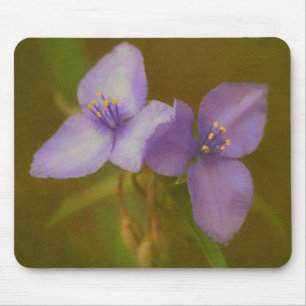 Mousepad Duas Bonito "Flores Selvagens Roxas"