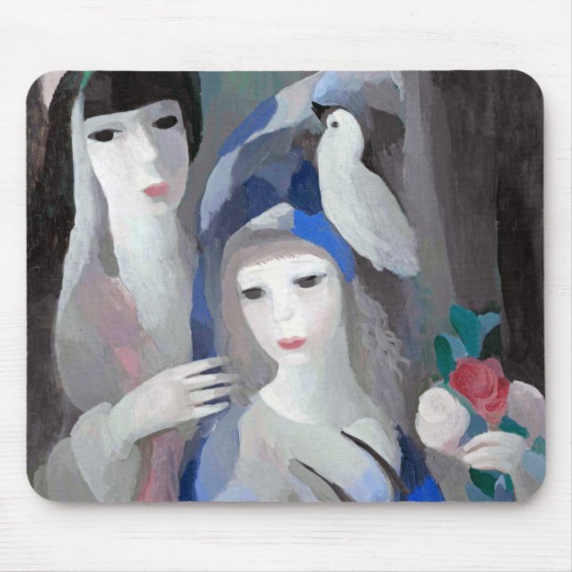 Mousepad Duas Dama e Dove, Marie Laurencin (Frente)