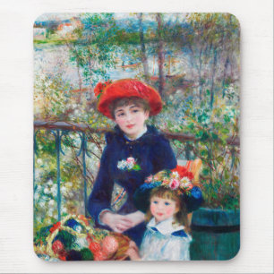 Mousepad Duas Irmãs - Impressionista Renoir Pintura 1881