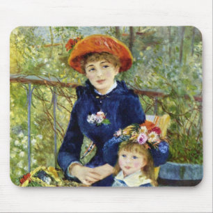 Mousepad Duas Irmãs (Na Varanda) de Pierre Renoir