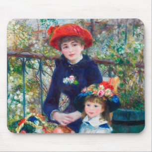 Mousepad Duas Irmãs - Pintura Impressionista Renoir 1881
