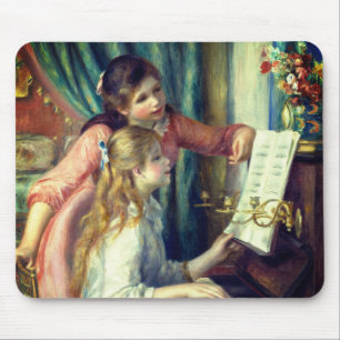 Mousepad Duas Jovens Meninas no Piano por Renoir: