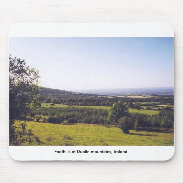 Mousepad Dublin Mounains, Irlanda (Frente)