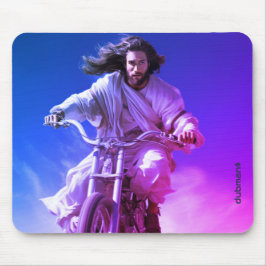Mousepad Dubman Does Design: Jesus sobre Rodas, Enviado do