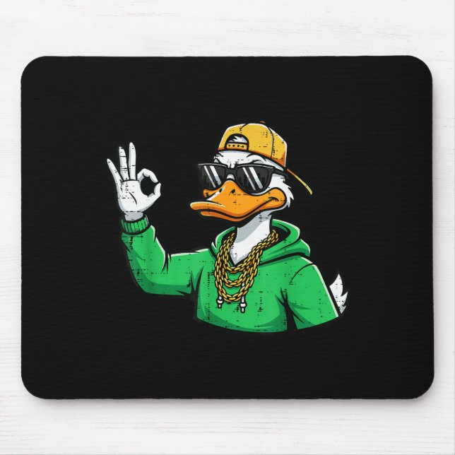Mousepad Duck Sungles Men Kids Boys Girls Youth Teen Women  (Frente)