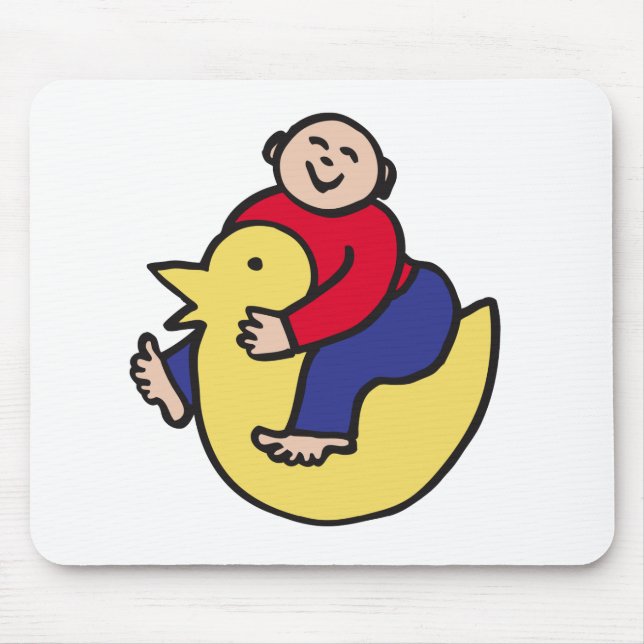Mousepad Ducky Rider (Frente)