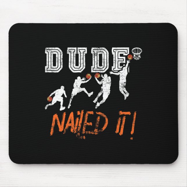 Mousepad Dude Nails - Jogador de Basquete Jogador de Baller (Frente)