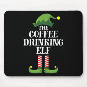 Mousepad Duende Bebendo Café Correspondente Grupo Familiar