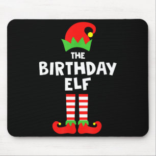 Mousepad Duende de Aniversário Grupo Familiar Férias Natal