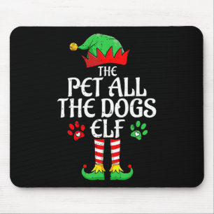 Mousepad Duende De Natal Combinando Roupas De Natal Família