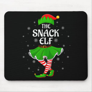 Mousepad Duende Lanche Natal Família Garotas Mulheres Equip