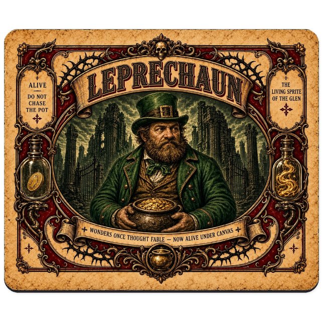 Mousepad Duende, Monstro de Circo Vintage (Criador carregado)
