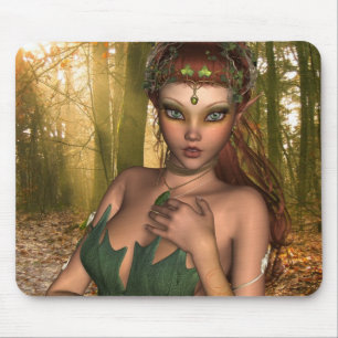 Mousepad Duende no tapete do rato das madeiras