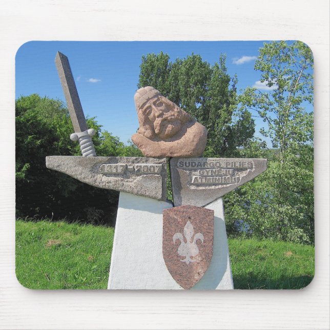 Mousepad Duke Sudargas Castle Mounds- LITUÂNIA (Frente)