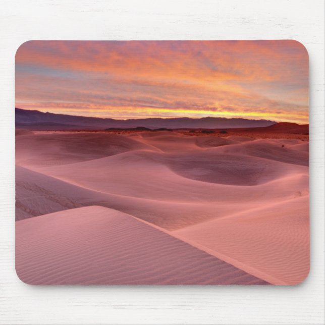 Mousepad Dunas de areia rosa, Vale da Morte, CA (Frente)