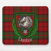 Dunbar Scottish Clan Tartan & Crest