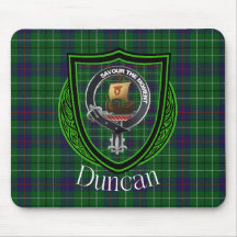 Duncan Scottish Clan Tartan & Crest