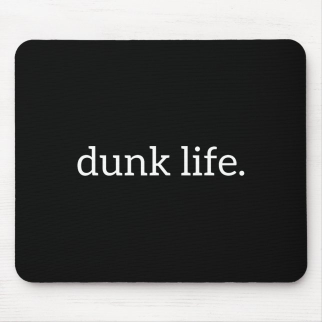 Mousepad Dunk Life Deluxe Basquete para Atletas (Frente)