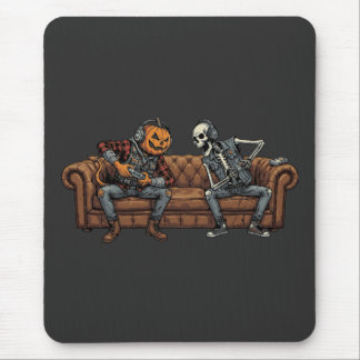 Mousepad Duo de Jogos Cooperativos de Halloween no Sofá