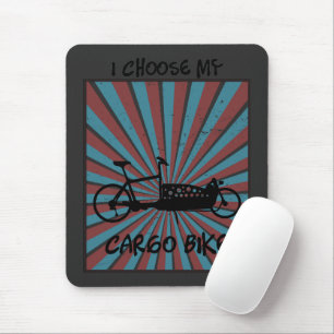 Mousepad duradouro im Auge mit Strahlen und Spruch