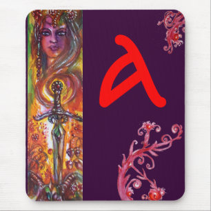 MOUSEPAD DURENDAL, ESPADA ROMÂNTICA E O MONOGRAMA DO ANJO