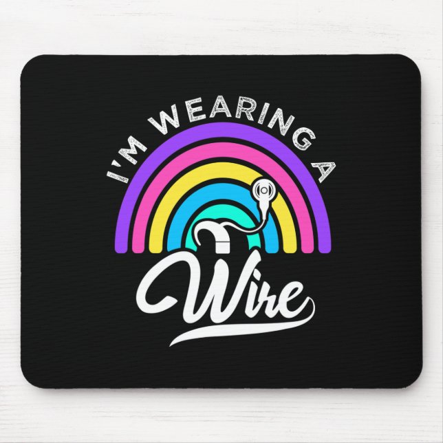 Mousepad Duro De Ouvir Divertimento Da ASL Aumentou O Surdo (Frente)