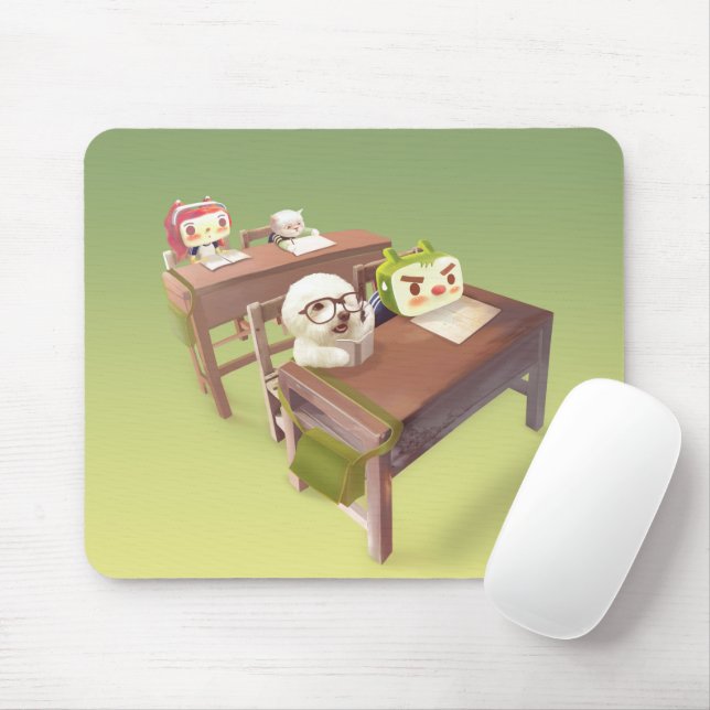 Mousepad Duro do estudo (Com mouse)