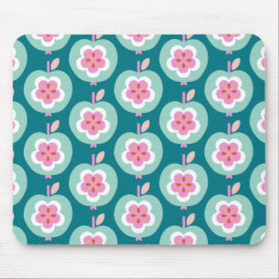 Mousepad Dutch Retro Apple Teal