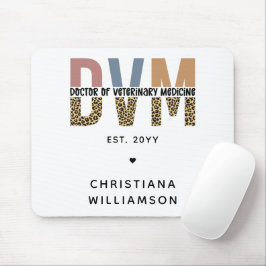 Mousepad DVM Personalizada Doutorado em Medicina Veterinári
