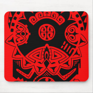 Mousepad Dwayne Johnson "tatuagem tribal polinésio da
