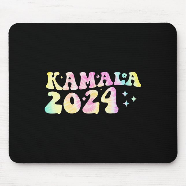 Mousepad Dye Groovy Wavy Kamala Harris Substitui Biden (Frente)