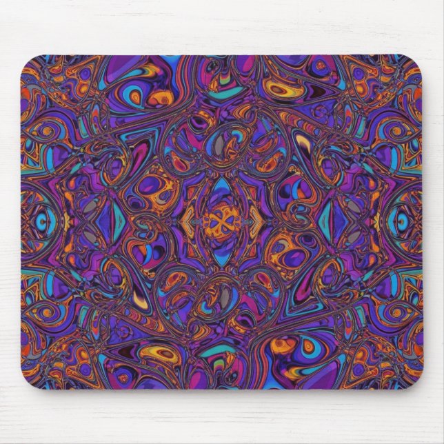 Mousepad Dynamic Color Gradient Abstract Mosaic (Frente)