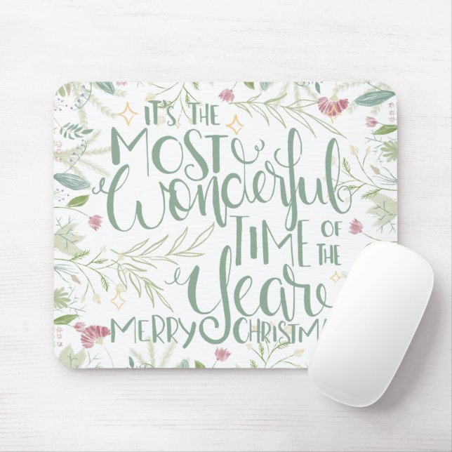 Mousepad É a época mais maravilhosa do Natal (Com mouse)