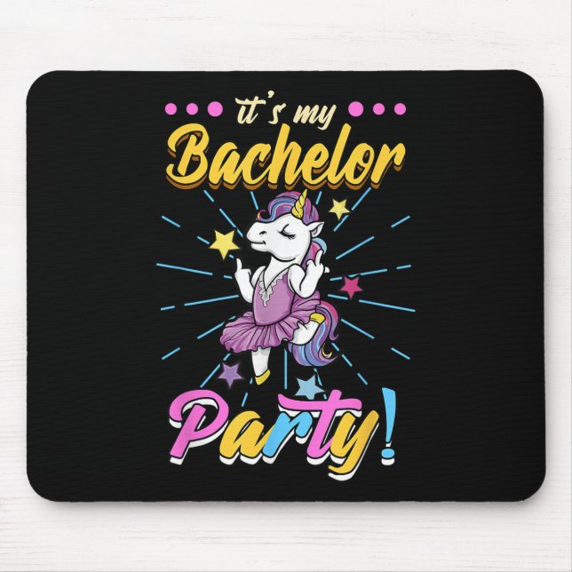 Mousepad É a Festa de Despedida de Solteiro do Noivo  (Frente)