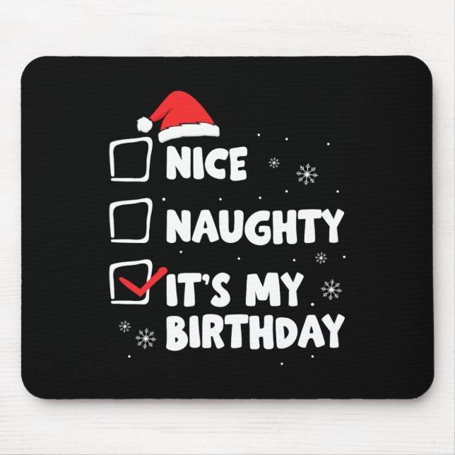 Mousepad É a minha festa de Natal (Frente)